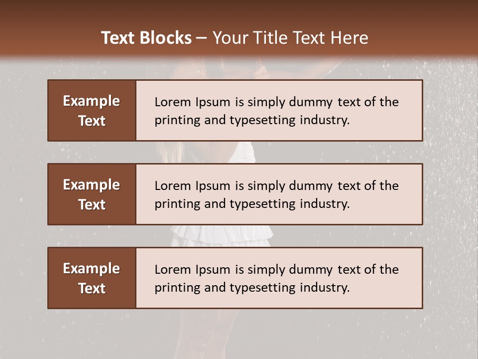 Smiling Open Shelter PowerPoint Template