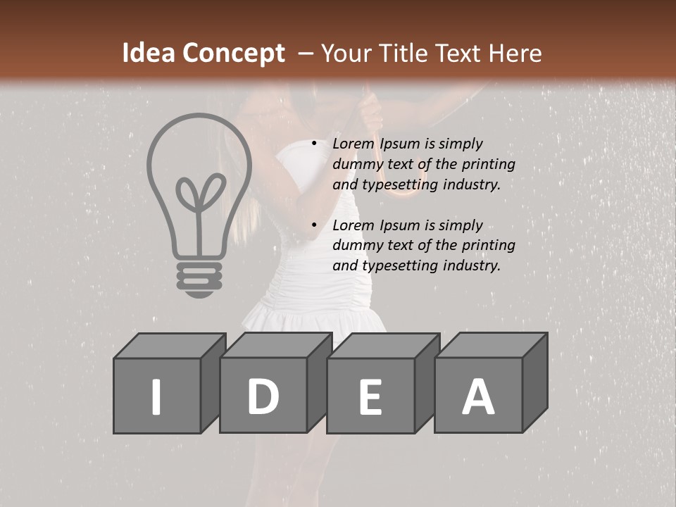 Smiling Open Shelter PowerPoint Template