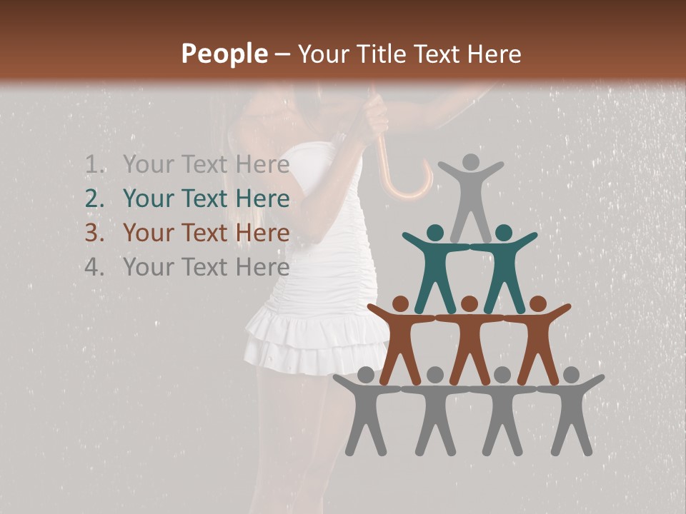 Smiling Open Shelter PowerPoint Template