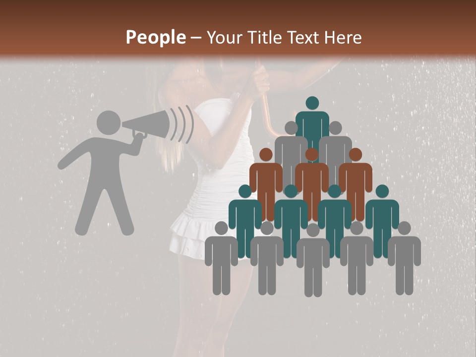 Smiling Open Shelter PowerPoint Template