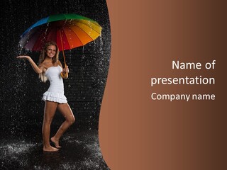 Color Smiling Happy PowerPoint Template