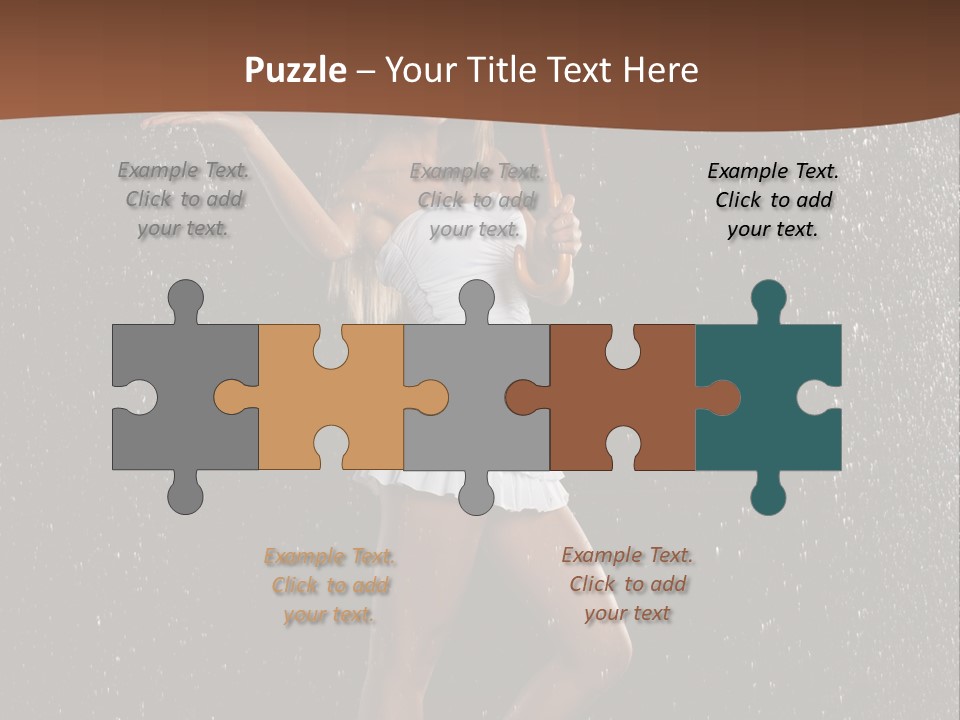 Color Smiling Happy PowerPoint Template