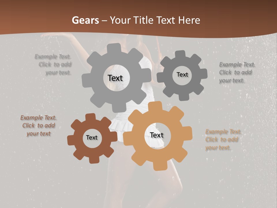 Color Smiling Happy PowerPoint Template