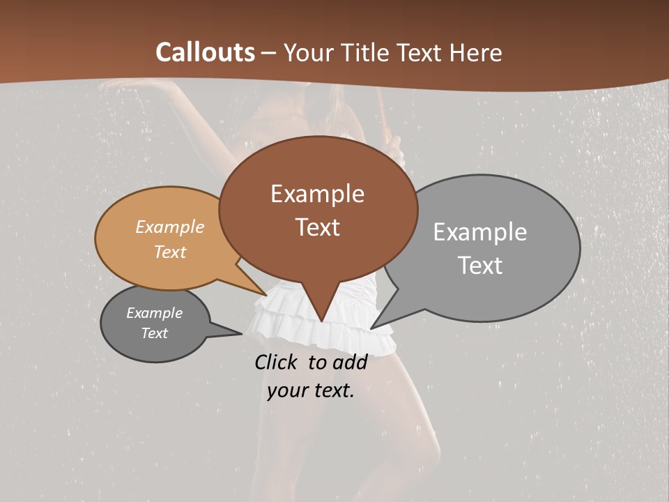 Color Smiling Happy PowerPoint Template
