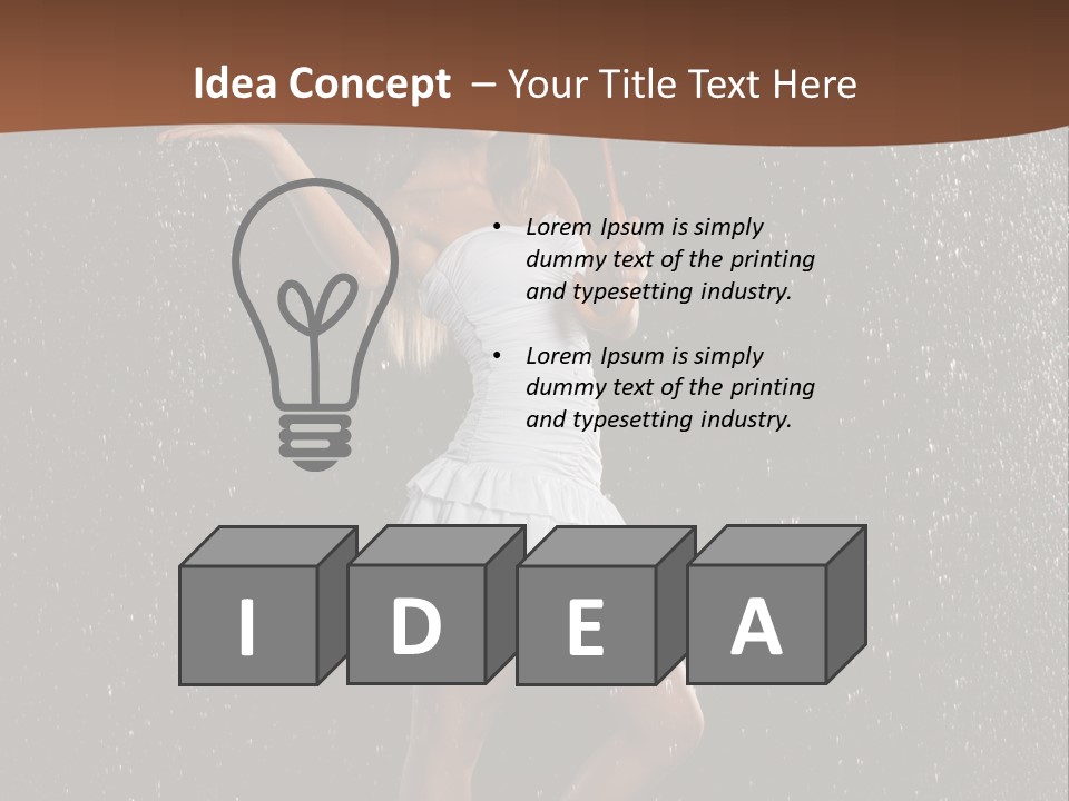 Color Smiling Happy PowerPoint Template