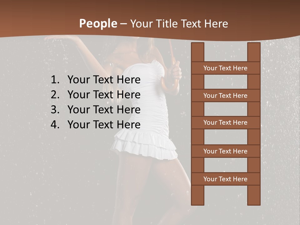 Color Smiling Happy PowerPoint Template