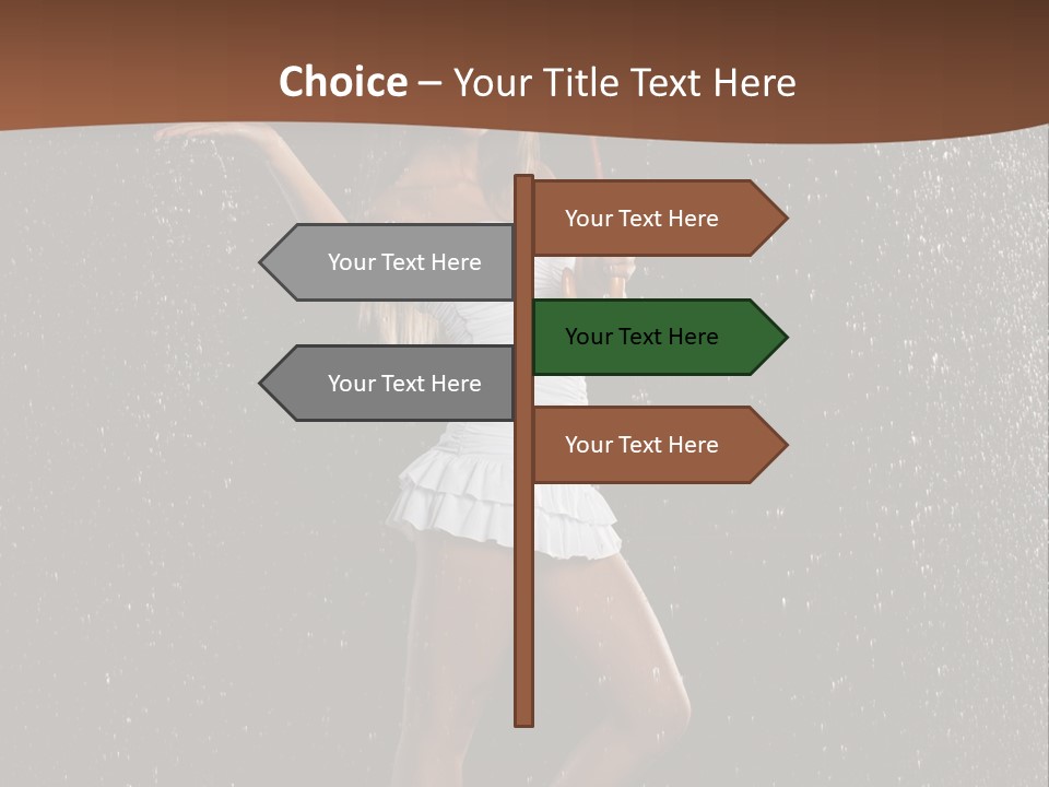 Color Smiling Happy PowerPoint Template