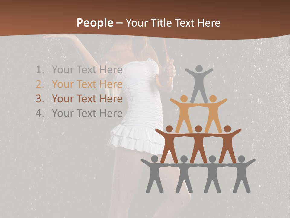 Color Smiling Happy PowerPoint Template