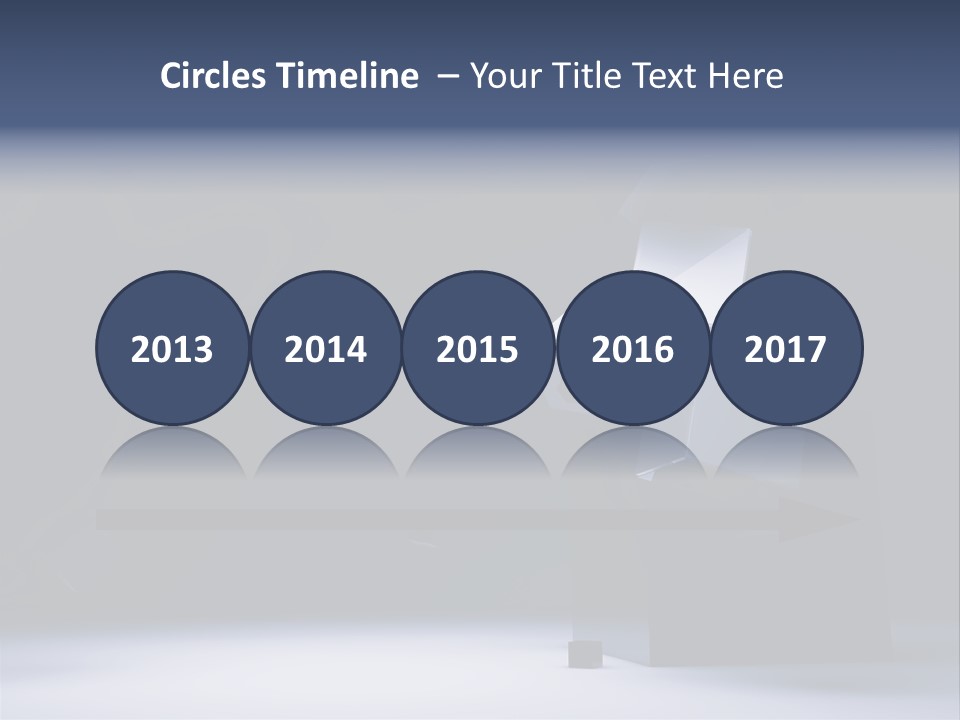 Box Blue Sphere PowerPoint Template