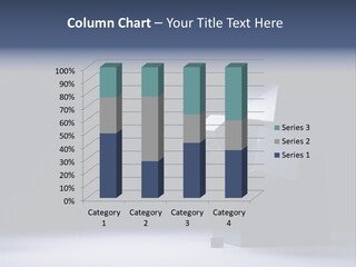 Box Blue Sphere PowerPoint Template