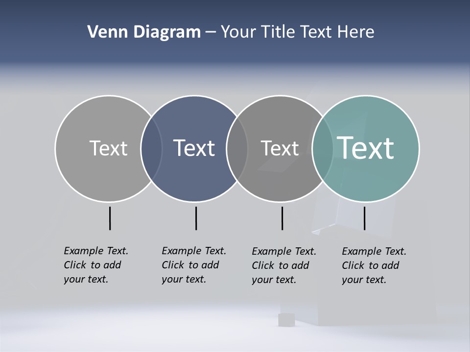 Box Blue Sphere PowerPoint Template