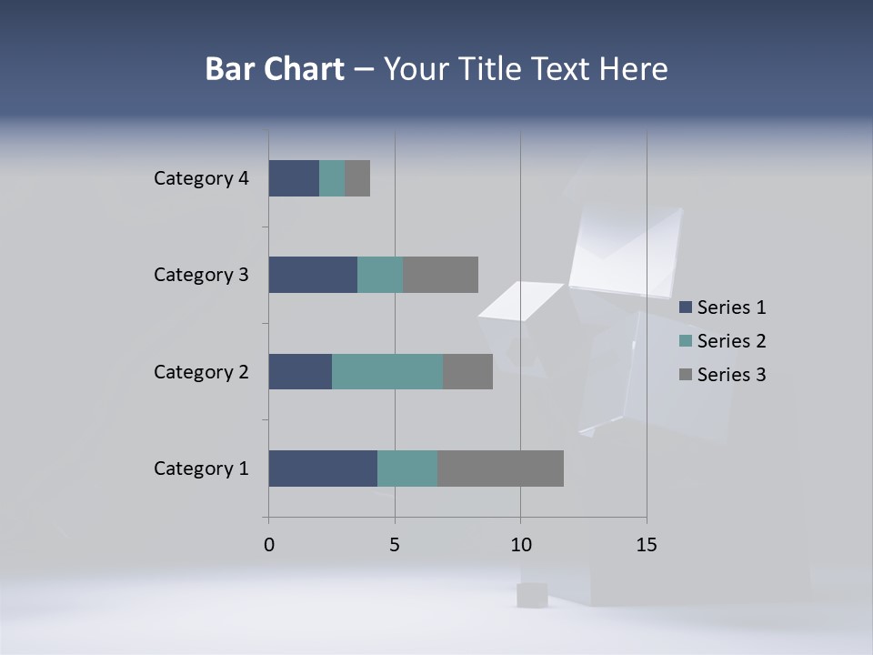 Box Blue Sphere PowerPoint Template