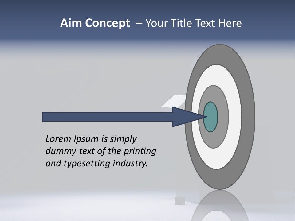 Box Blue Sphere PowerPoint Template