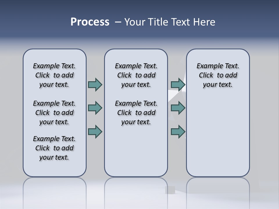 Box Blue Sphere PowerPoint Template