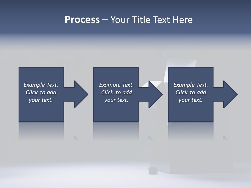 Box Blue Sphere PowerPoint Template