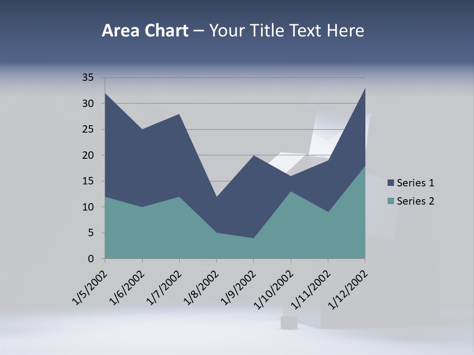 Box Blue Sphere PowerPoint Template