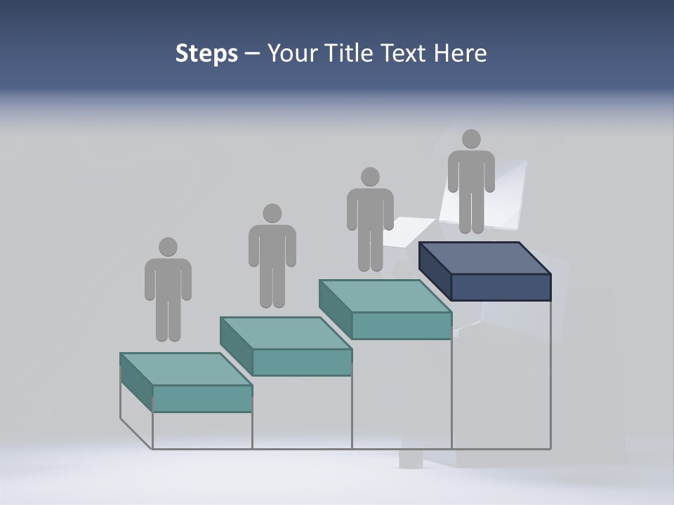 Box Blue Sphere PowerPoint Template