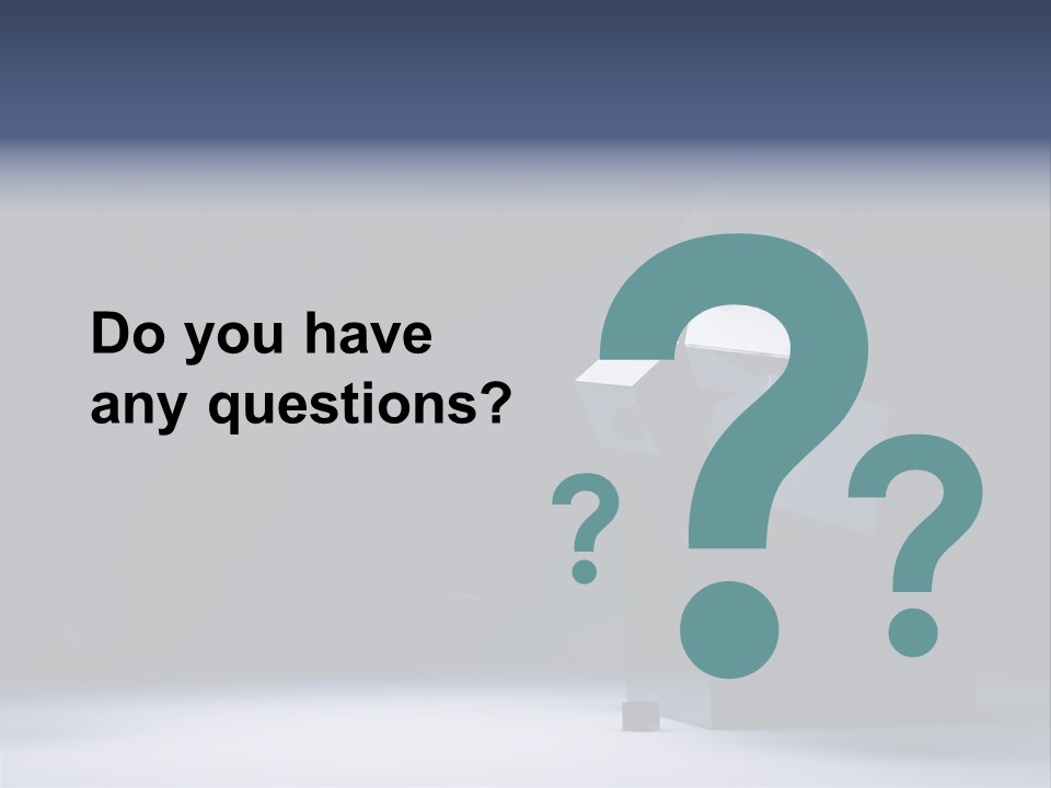 Box Blue Sphere PowerPoint Template