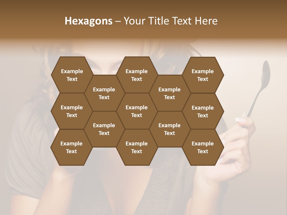 Cheerful Drink Person PowerPoint Template