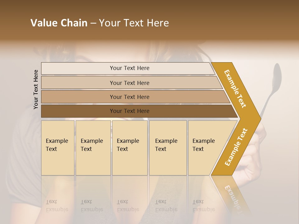Cheerful Drink Person PowerPoint Template