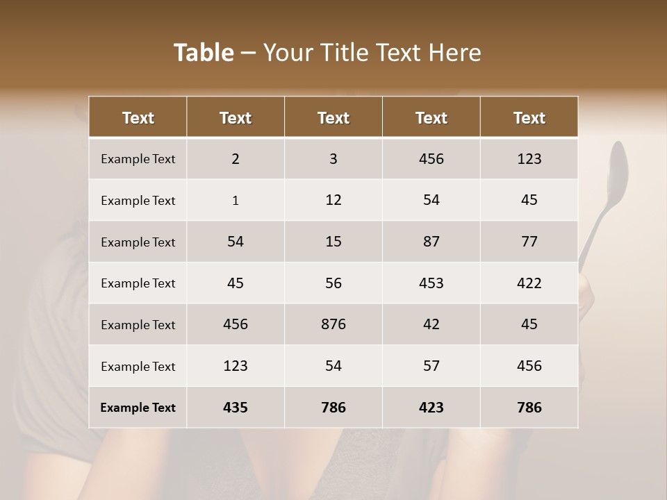 Cheerful Drink Person PowerPoint Template