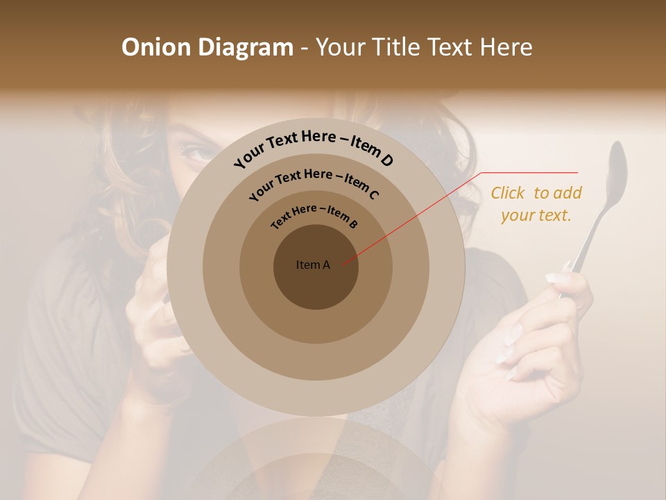 Cheerful Drink Person PowerPoint Template