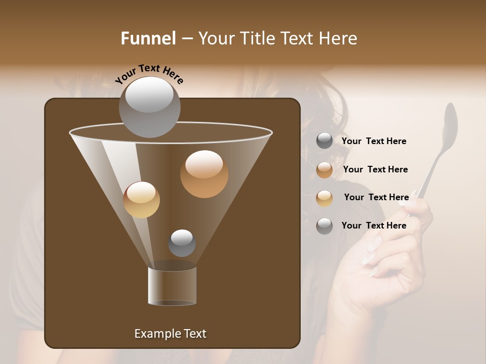 Cheerful Drink Person PowerPoint Template