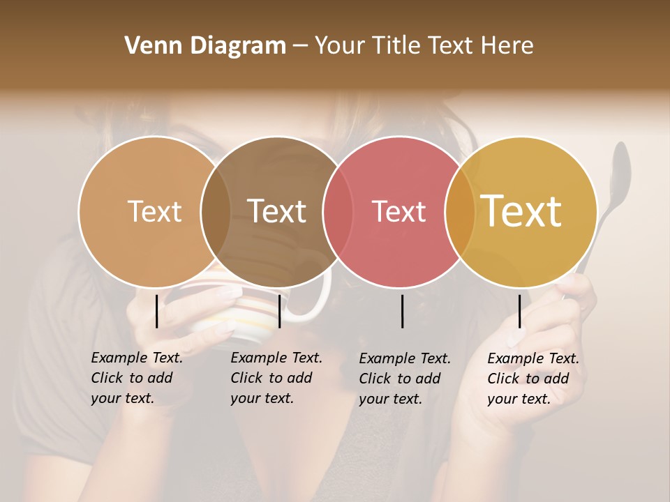 Cheerful Drink Person PowerPoint Template