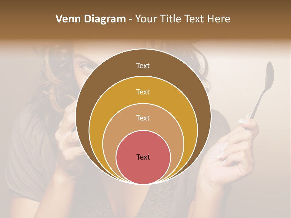 Cheerful Drink Person PowerPoint Template