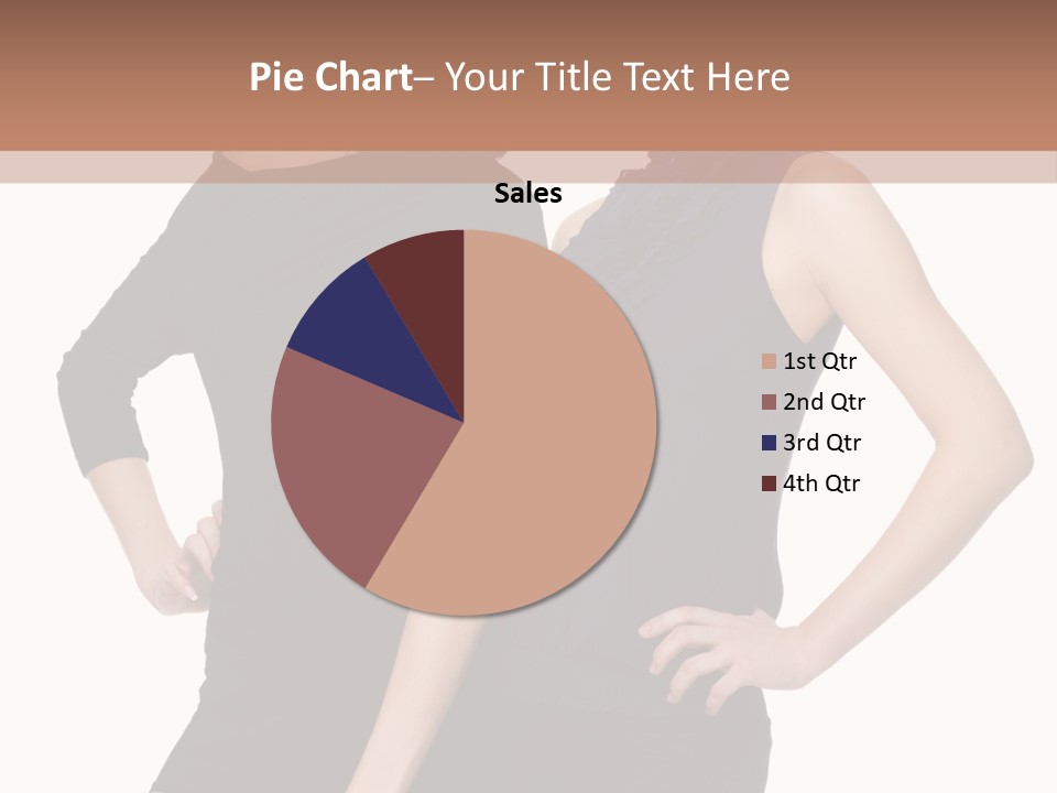 Brunette Hairstyle People PowerPoint Template