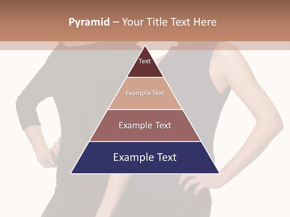 Brunette Hairstyle People PowerPoint Template