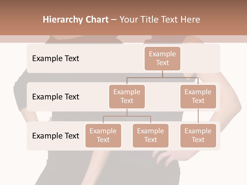 Brunette Hairstyle People PowerPoint Template
