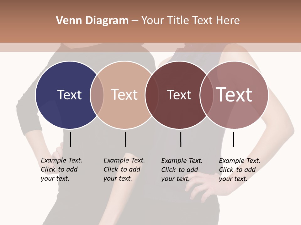 Brunette Hairstyle People PowerPoint Template