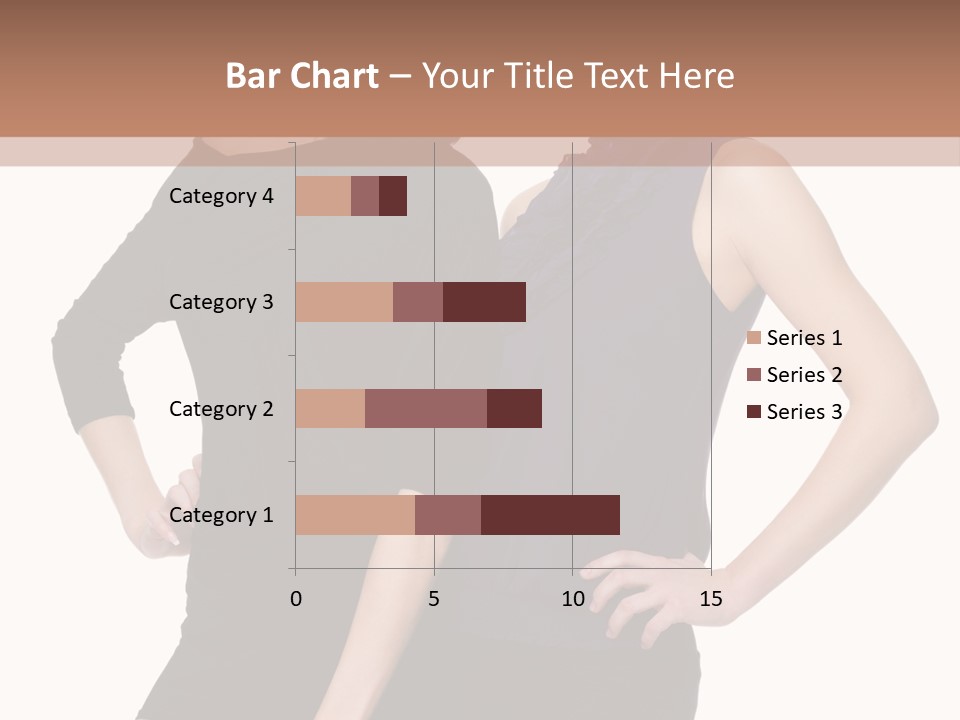 Brunette Hairstyle People PowerPoint Template