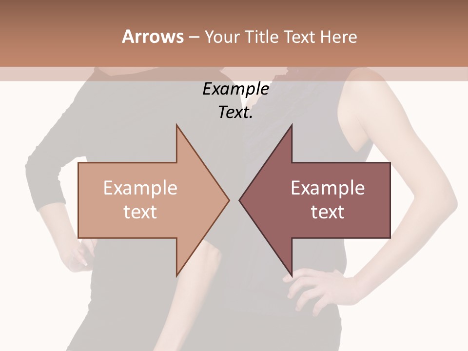 Brunette Hairstyle People PowerPoint Template