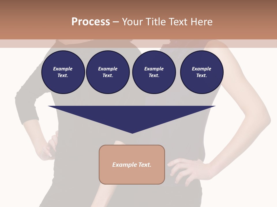 Brunette Hairstyle People PowerPoint Template