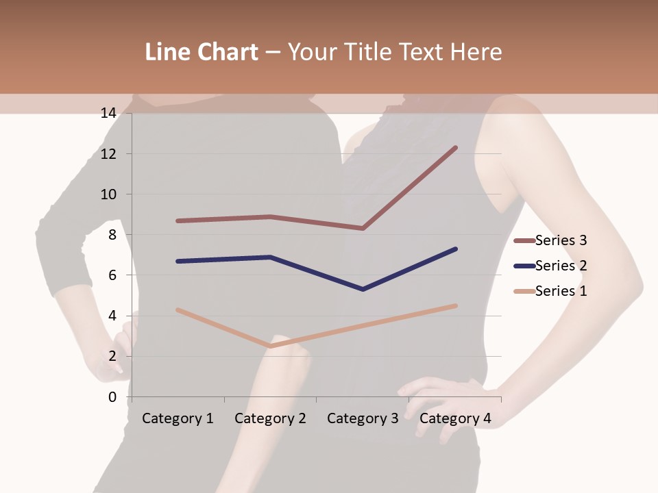 Brunette Hairstyle People PowerPoint Template