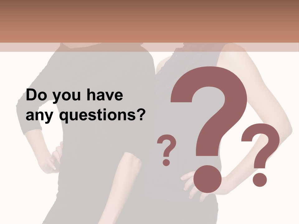 Brunette Hairstyle People PowerPoint Template