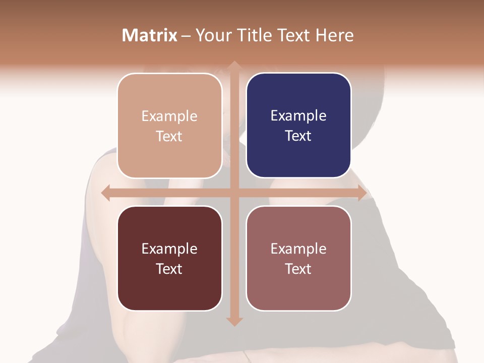 Glamour Female Brown PowerPoint Template