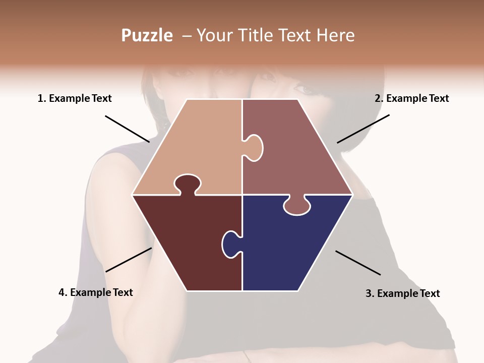 Glamour Female Brown PowerPoint Template