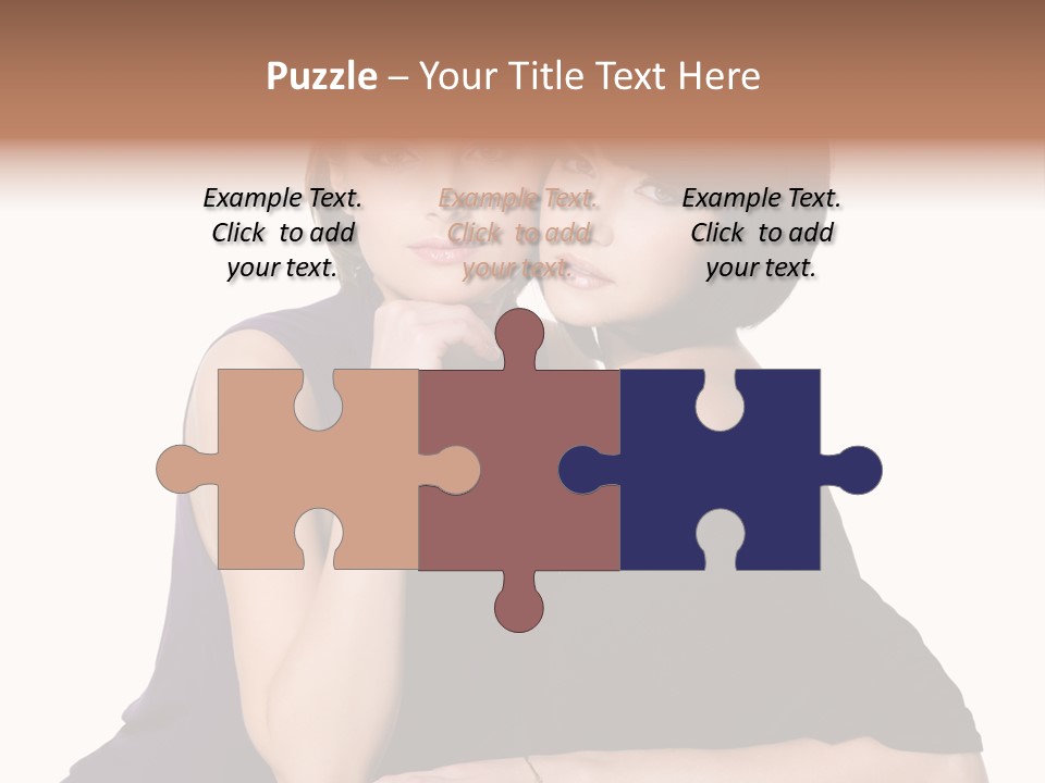 Glamour Female Brown PowerPoint Template