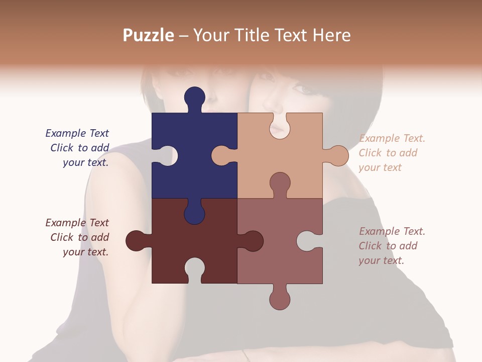 Glamour Female Brown PowerPoint Template