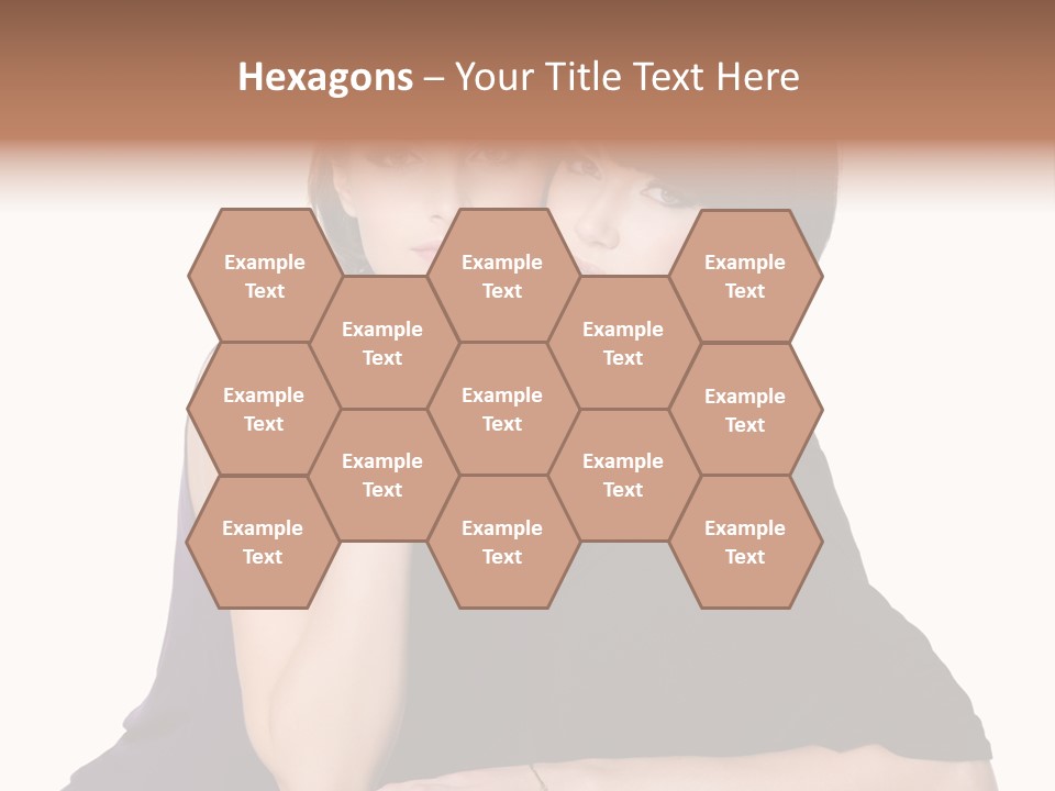 Glamour Female Brown PowerPoint Template