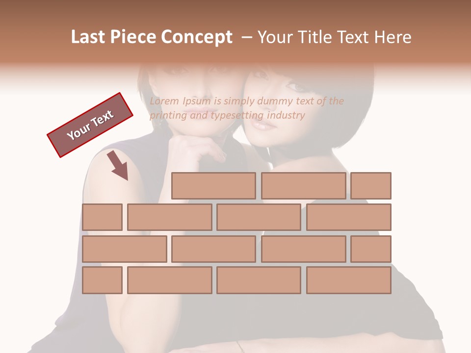 Glamour Female Brown PowerPoint Template