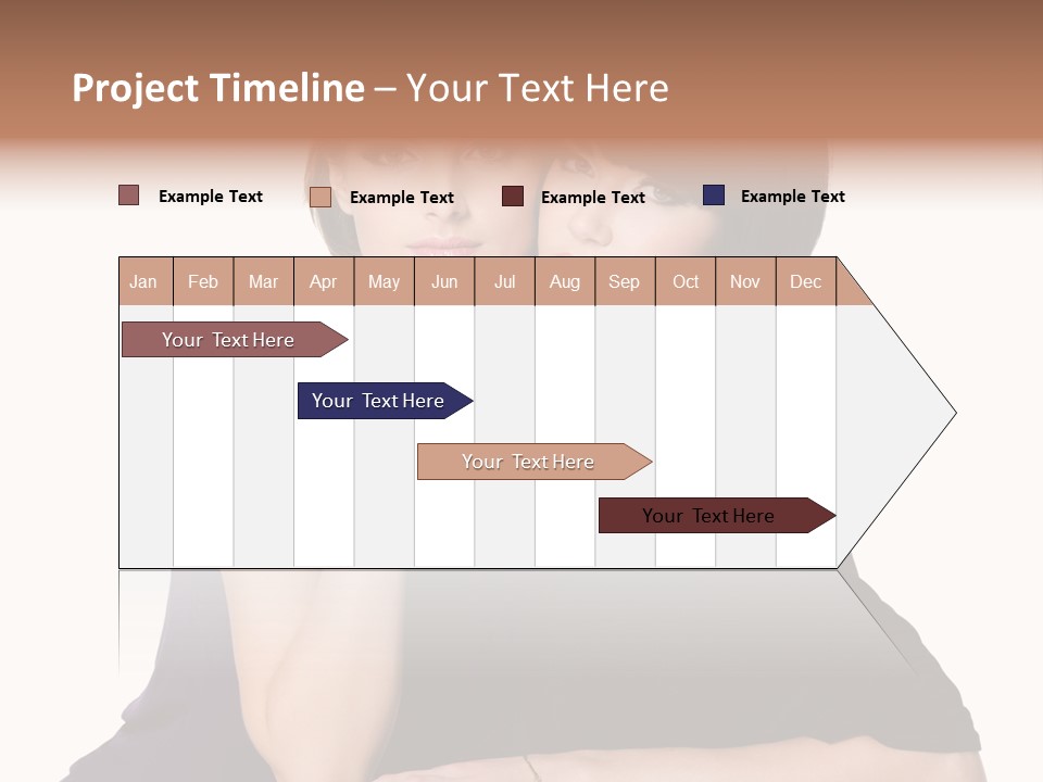 Glamour Female Brown PowerPoint Template
