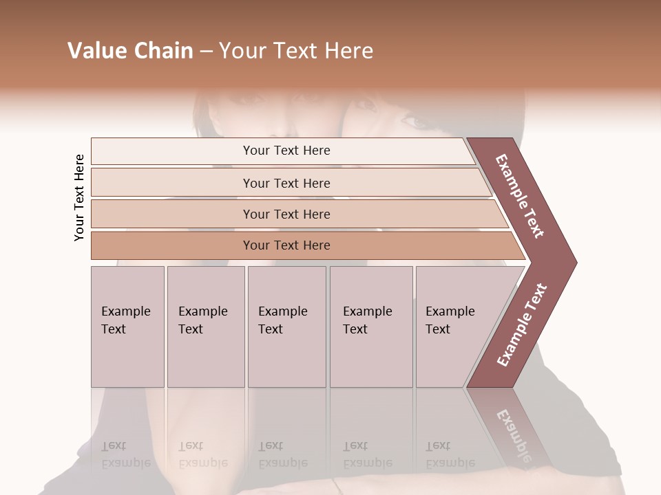 Glamour Female Brown PowerPoint Template