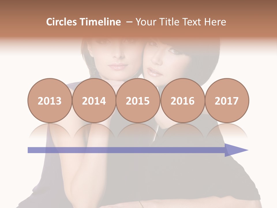 Glamour Female Brown PowerPoint Template