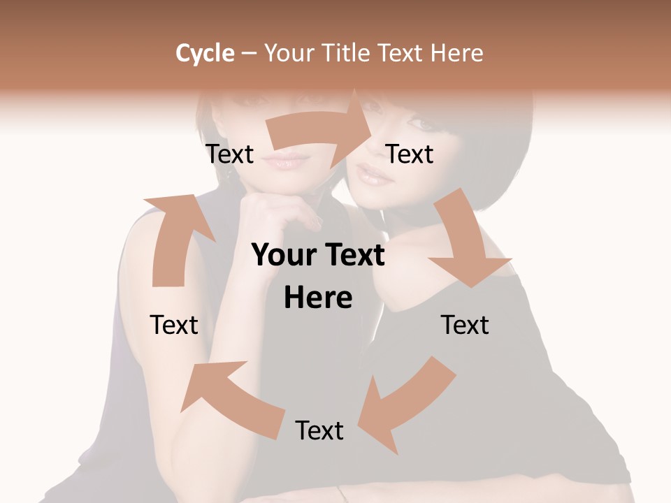 Glamour Female Brown PowerPoint Template