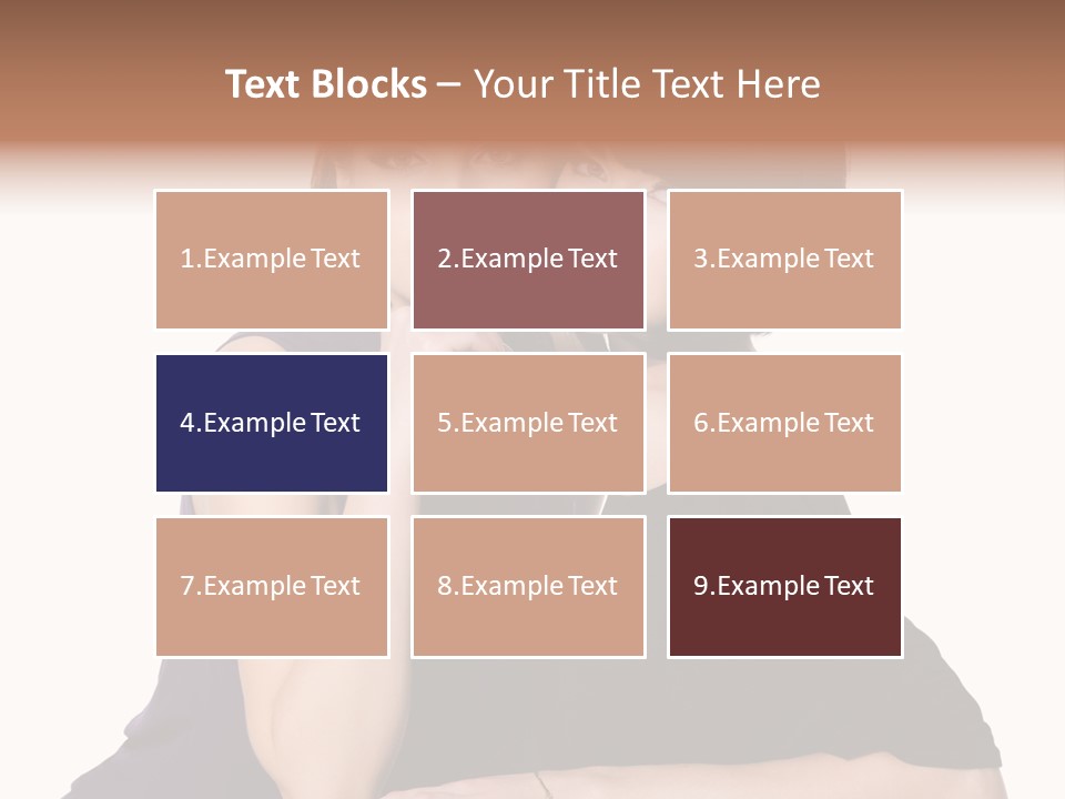 Glamour Female Brown PowerPoint Template