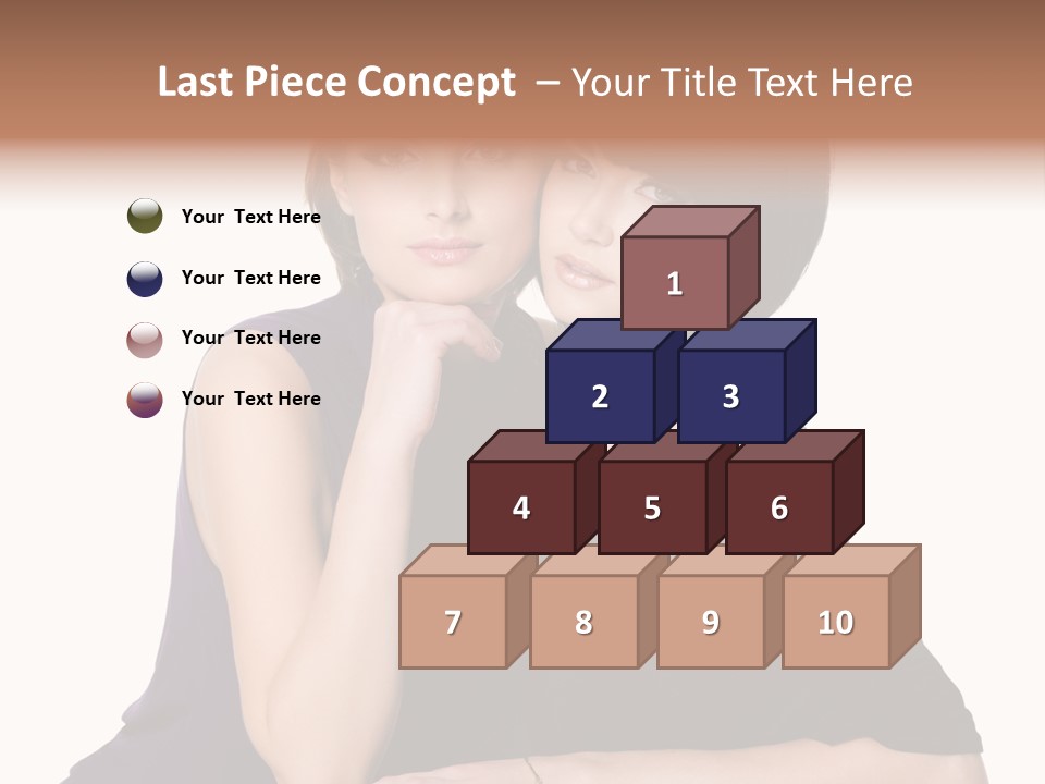 Glamour Female Brown PowerPoint Template